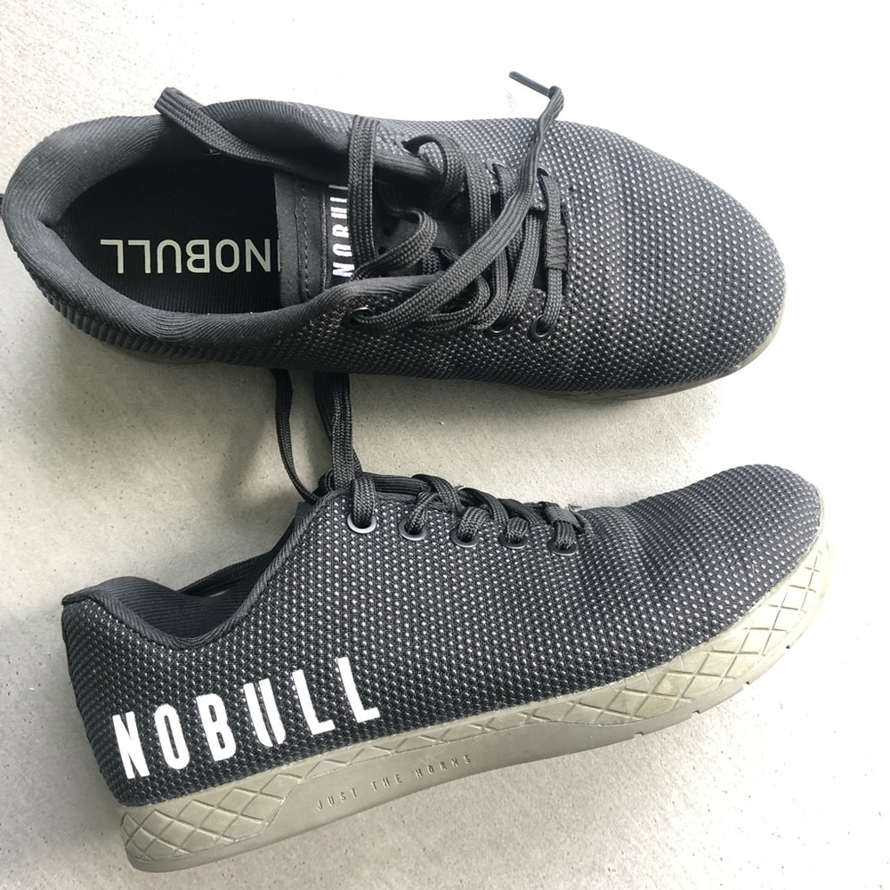 NoBull Women’s Trainers Black/Ivy - Size 8.5